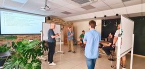 Разработчики Funbox на митапе.